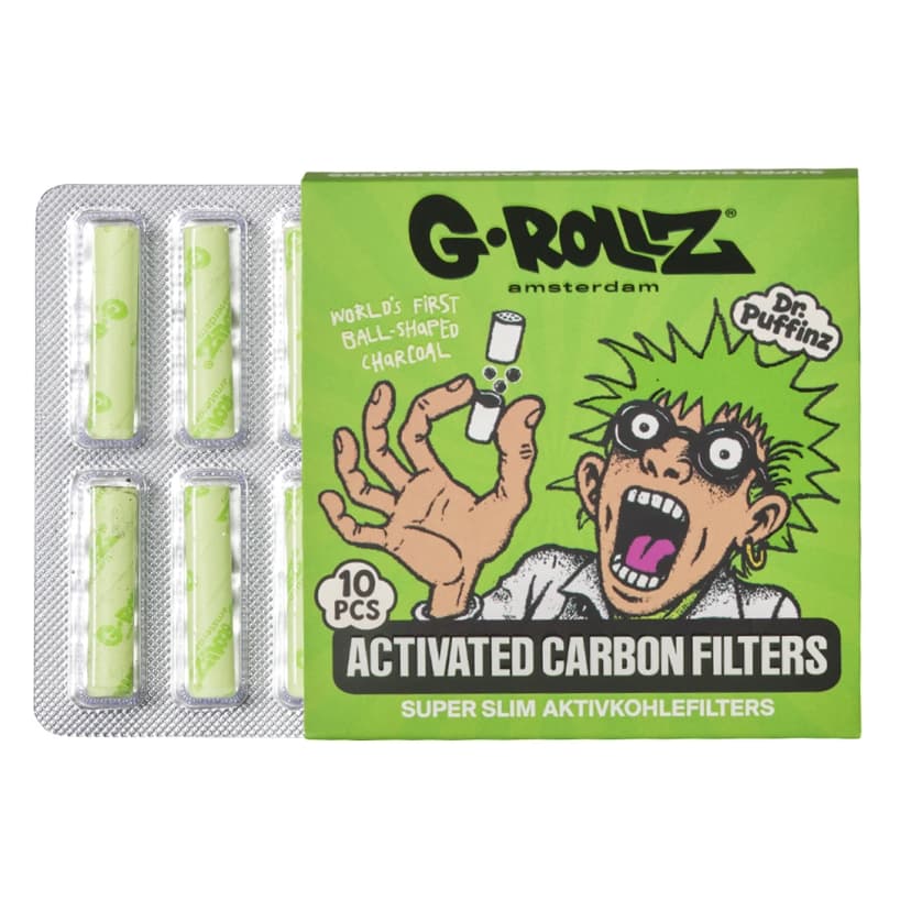 Filtres G-Rollz charbon actif Super Slim 6 mm